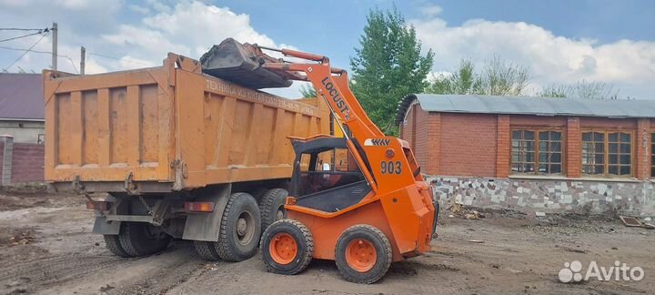 Услуги минипогрузчика