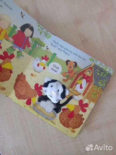 Детская пальчиковая книга Usborne на английском