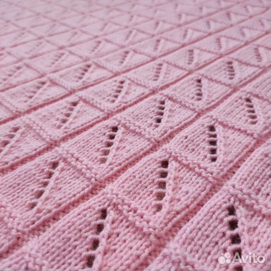 Плед детский вязаный