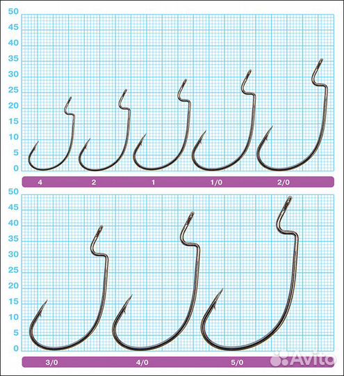 Owner Крючок J-Hook BC №4 6шт