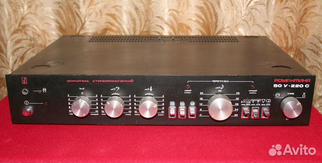 Схема усилителя романтика 50у 220с Усилитель Романтика 50у-220 стерео Hi-Fi купить в Таганроге Электроника Авито