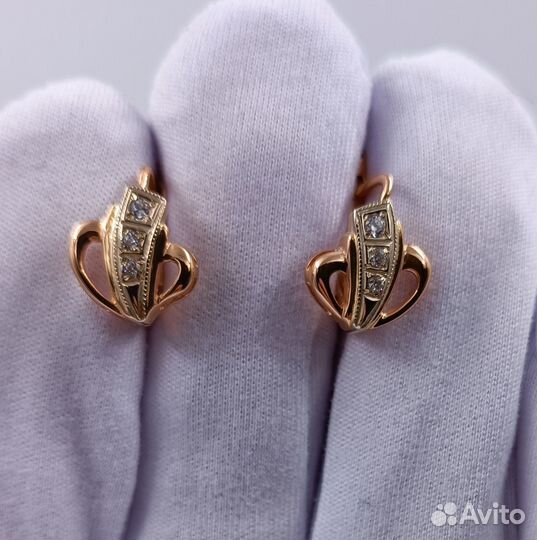 Золотые Серьги 585 пробы. Рассрочка