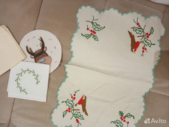 Лот текстиля винтаж для дачи или рукоделия