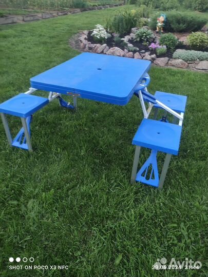 Стол-чемодан раскладной туристический