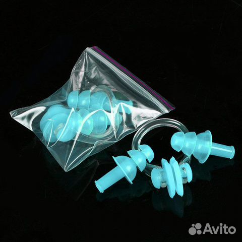 Набор для плавания в zip-lock, беруши и зажим