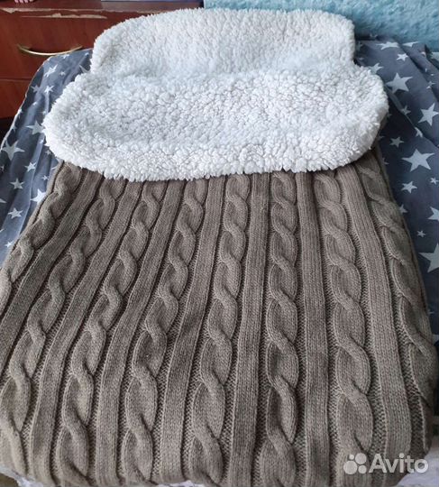 Зимний конверт в коляску