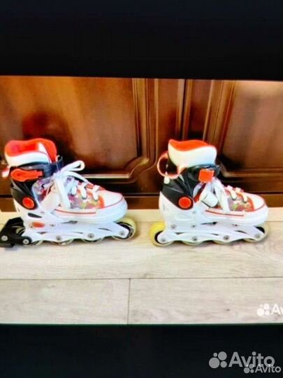 Роликовые коньки детские раздвижные