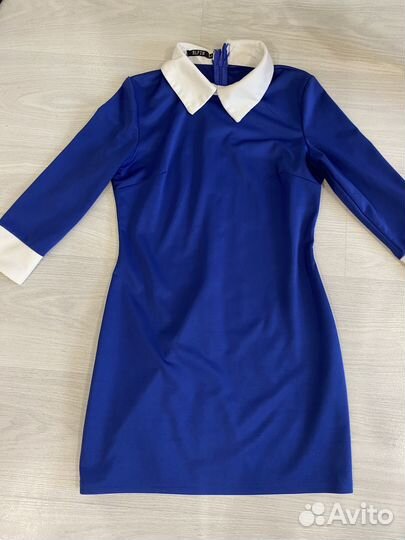 Платье синее