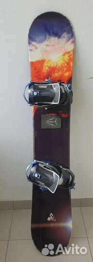 163 см сноуборд с креплениями