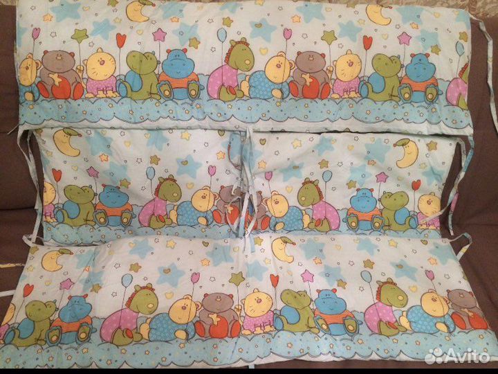 Кокон и бортики на детскую кроватку