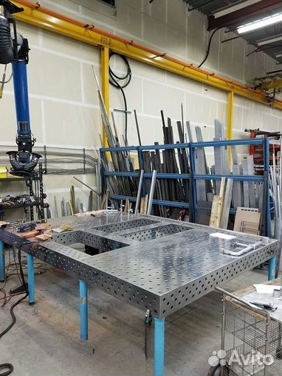 Сварочный 3D стол 1500х1000х100 толщиной 10 мм