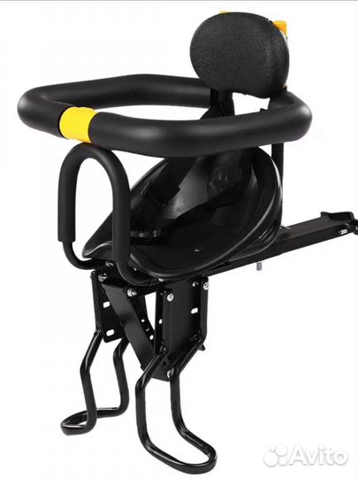 Детское кресло для велосипеда на раму