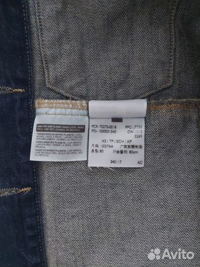 Джинсовая куртка женская levis