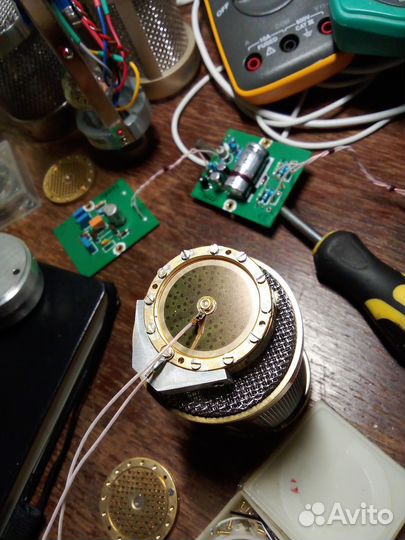 Ремонт/моддинг студийных конденсаторных микрофонов