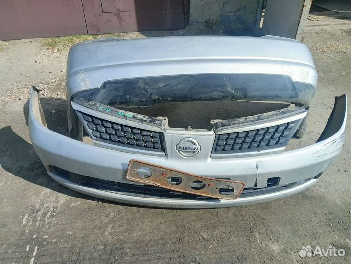 Бампер nissan tiida c11
