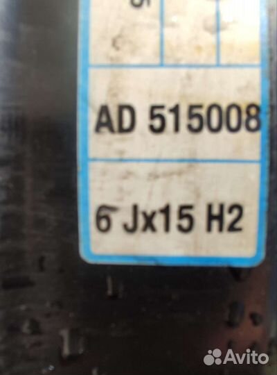 Железные диски r15 на Ауди А6