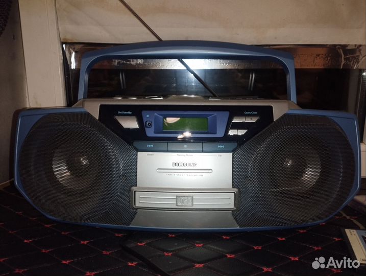 Бумбокс samsung (диски кассеты радио)