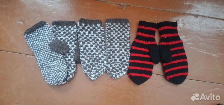 Носки вязанные