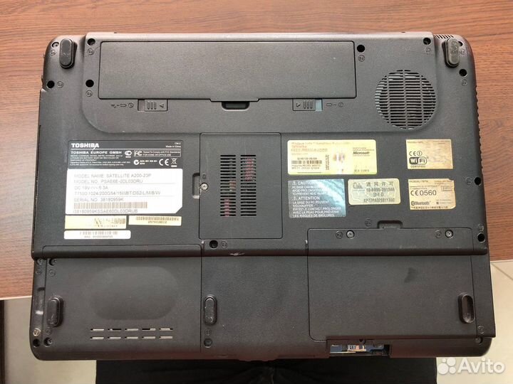 Ноутбук toshiba satellite a200-23P
