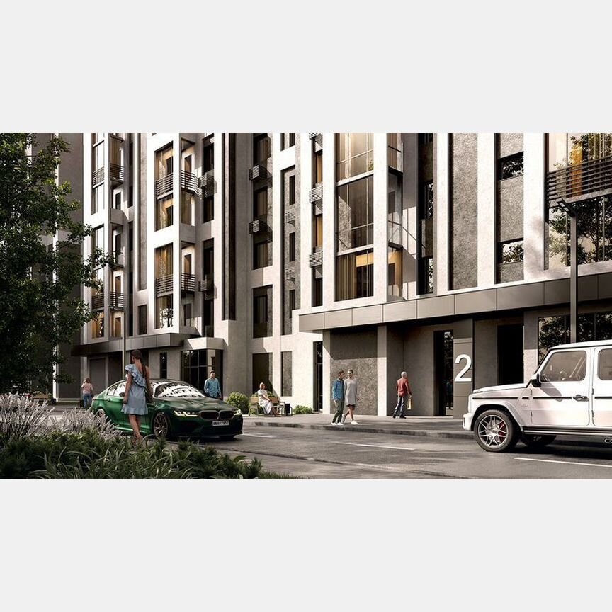 2-к. квартира, 51,9 м², 9/15 эт.