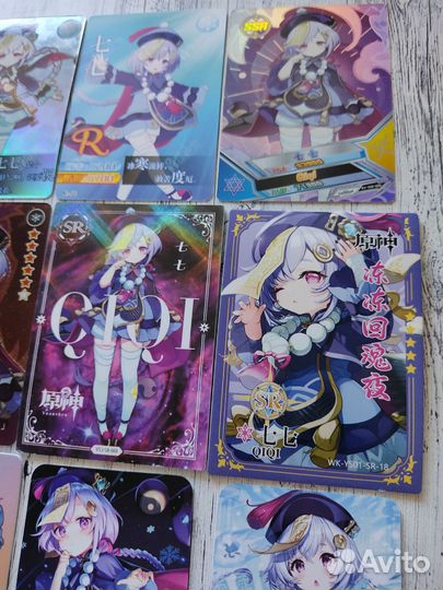 Набор карточек Геншин цици