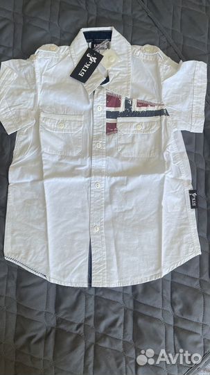Рубашка летняя доя мальчика 6-7 лет