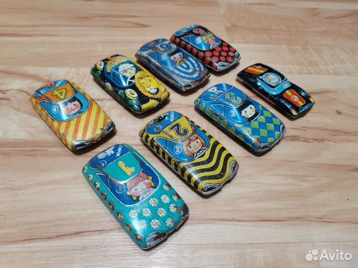 Машинки металлические детские СССР