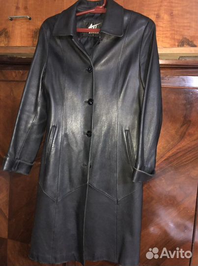 Плащ, куртка кожаная