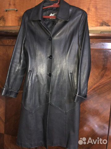 Плащ, куртка кожаная