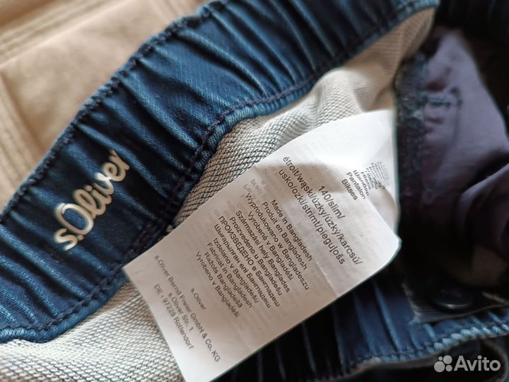 Джинсы для мальчика 140 идеальное состояние
