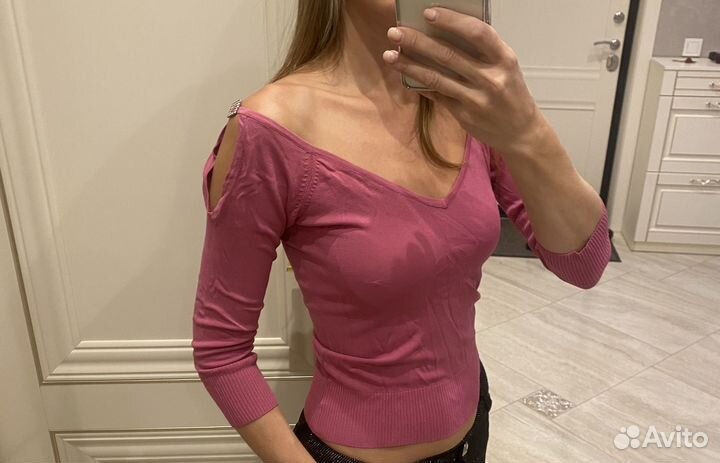 Розовый топ