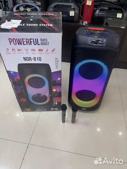 Bluetooth колонка NDR P810, мощность 60Вт