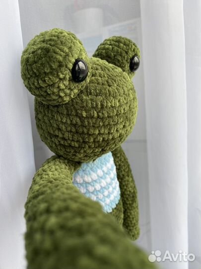 Вязаная лягушка