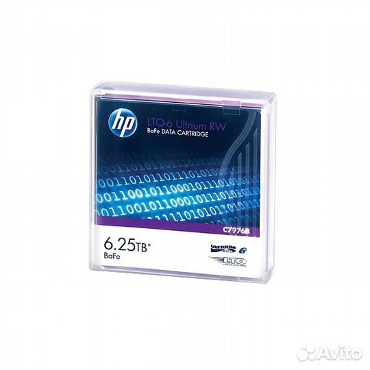 Жесткий диск HP LTO-6 Ultrium 6.25TB BaFe RW Data