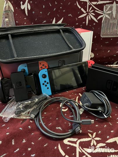 Nintendo switch rev 1 прошитая 32+128gb