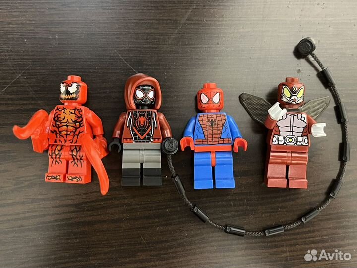 Lego человек паук минифигурки