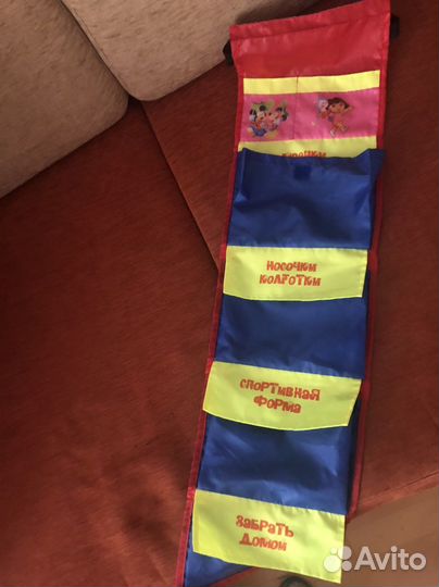 Органайзер на шкафчик в детский сад