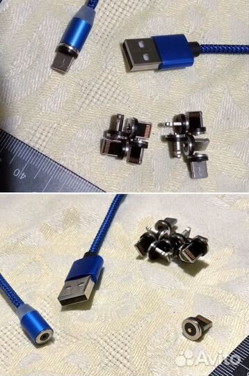 Кабели магнитные. Переходники lightning на apple