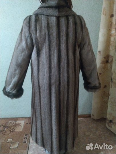 Шуба из меха сурка