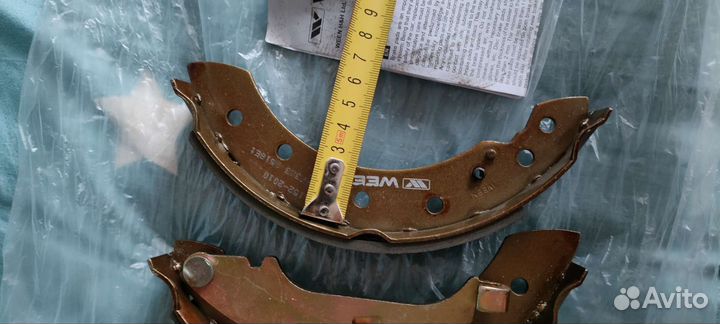 Колодки тормозные барабанные renault