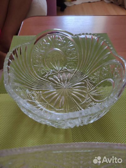 Вазы для фруктов хрусталь