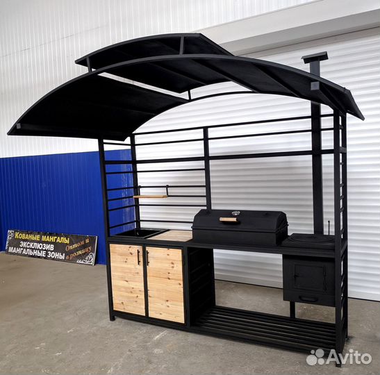 Мангал 6 мм, печка под казан, гриль, барбекю