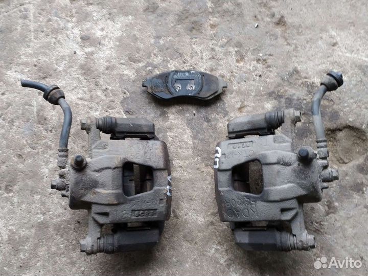 Передние тормозные суппорта chevrolet aveo т200