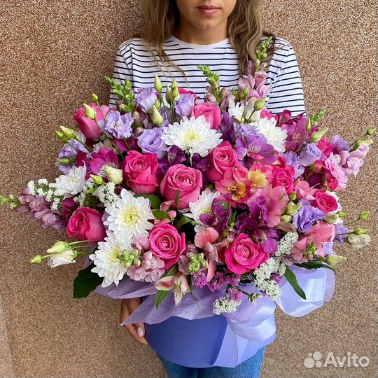 Цветы в коробках