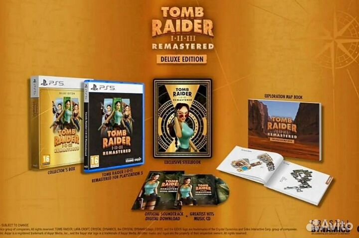 Tomb Raider Remastered 1-3 Deluxe Edition PS5