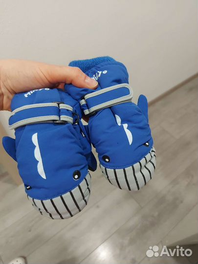 Краги варежки теплые