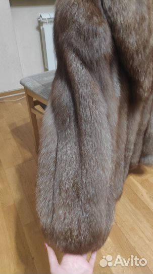 Шуба песец чернобурка