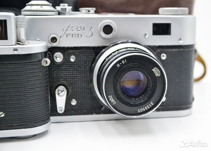 Фотоаппараты Фэд-2, Фэд-3, Зоркий-4. Одним лотом