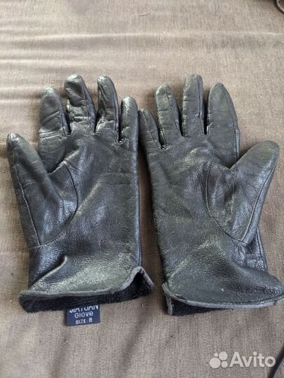Перчатки кожаные женские
