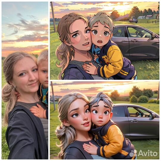 Обработка фото в приложении Loopsie (аниме и др)